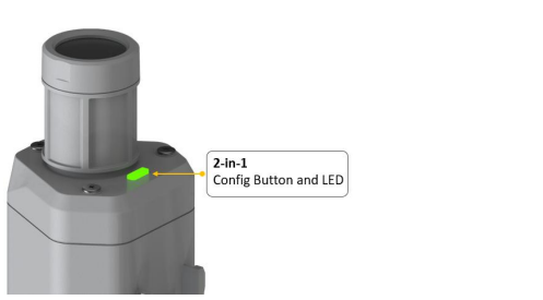 2-in-1 Configuration Button and LED